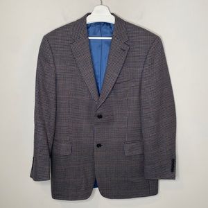Tommy Hilfiger Houndstooth Wool Blazer Sportcoat